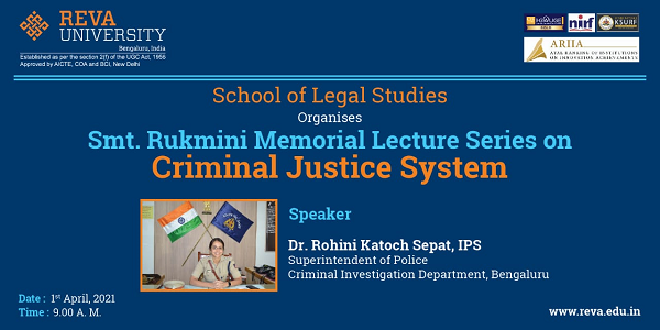 Lecture Series on Criminal Justice System
