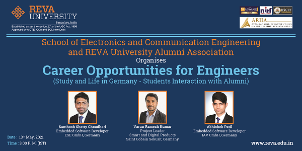 CAREER OPPORTUNITIES FOR ENGINEERS Alumni Interaction Session
