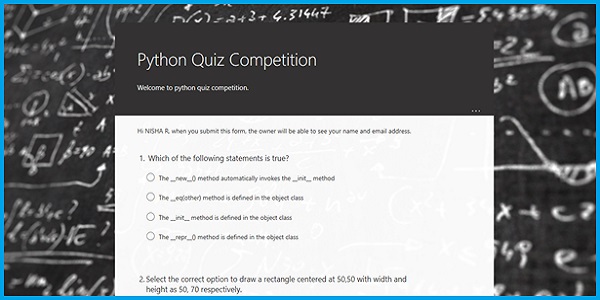 Coders Club presents Python Quiz Competition