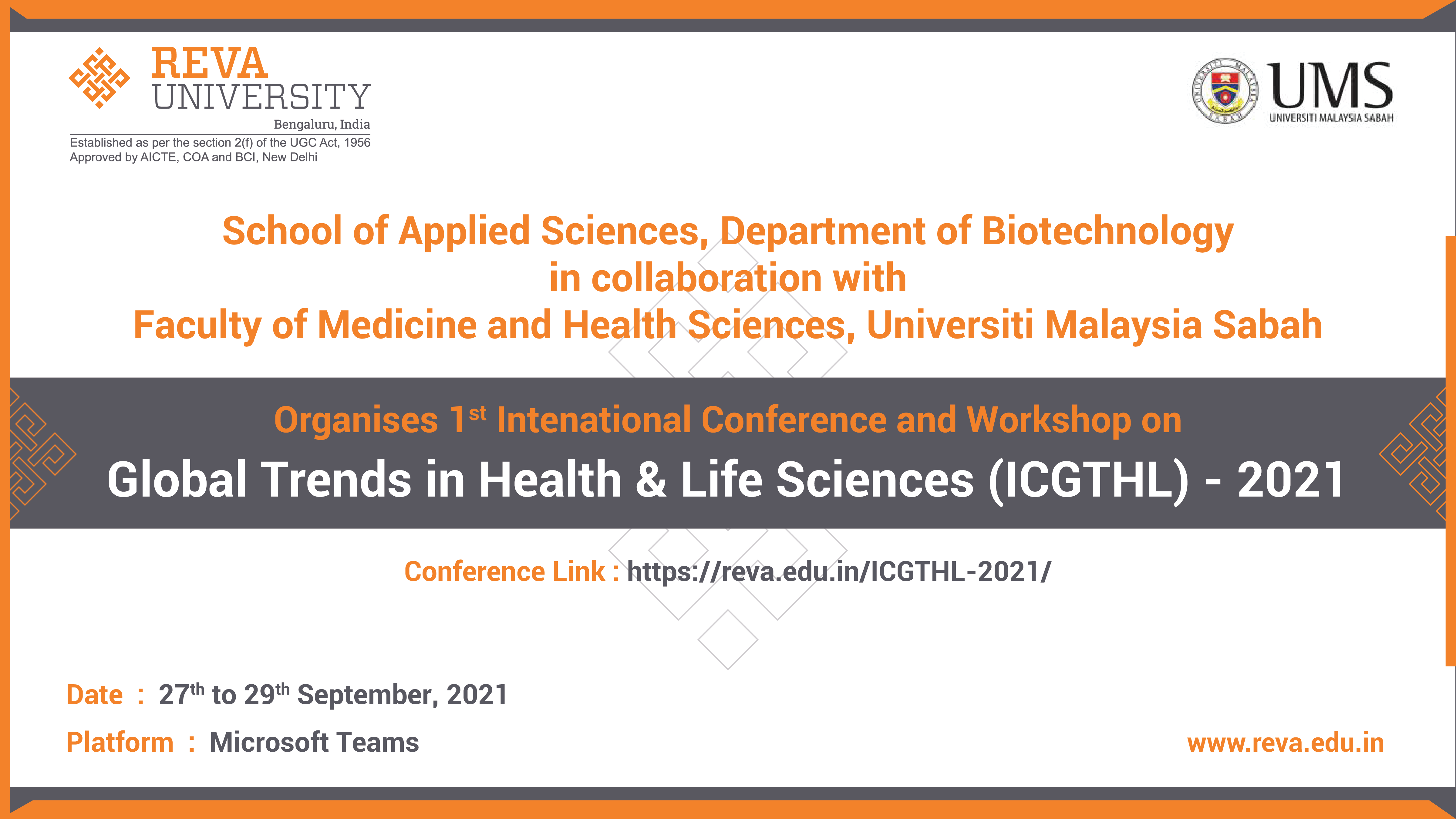 International Conference on Global Trends in Health and Life Sciences