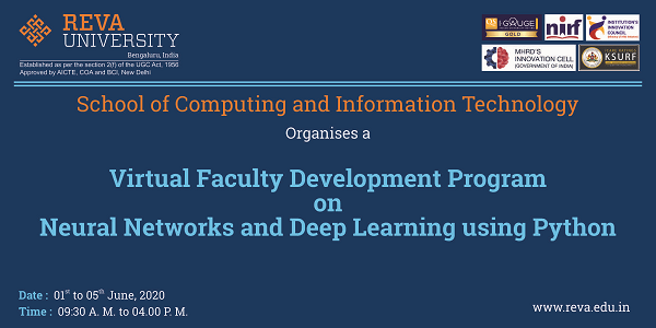 FDP on Neural Networks and Deep Learning using Python