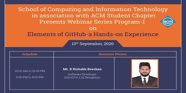 WebinarÂ on Elements of GitHub a Hands on Experience