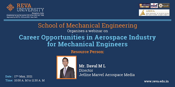 Webinar on Career opportunities in Aerospace Industry for Mechanical Engineers