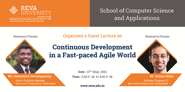 Guest lecture on Continuous development in a fast paced agile world
