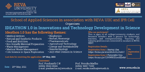 IDEATHON 1 in Innovations and Technology Development in Science