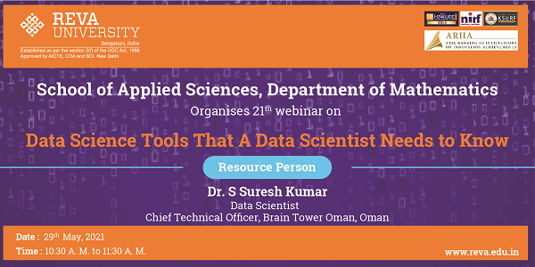 Virtual webinar on Data Science Tools That A Data Scientist Needs to Know