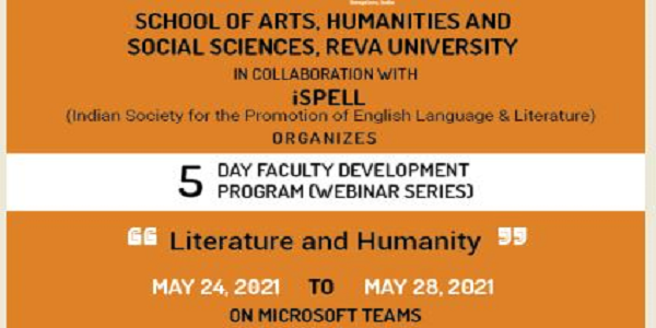 5 Day FDP titled Literature and Humanity