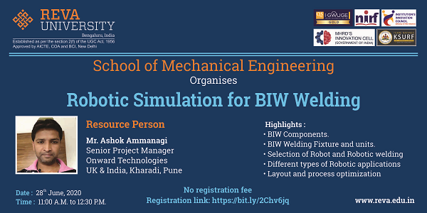 Webinar on Robotic simulation for BIW
