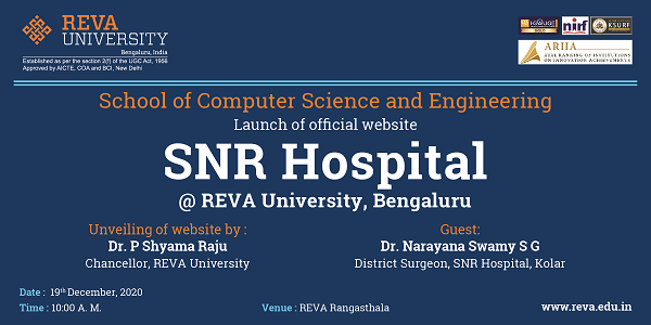 Website Launch SNR Hospital