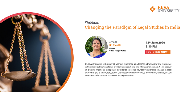 Webinar on Changing the Paradigm of Legal Studies in India