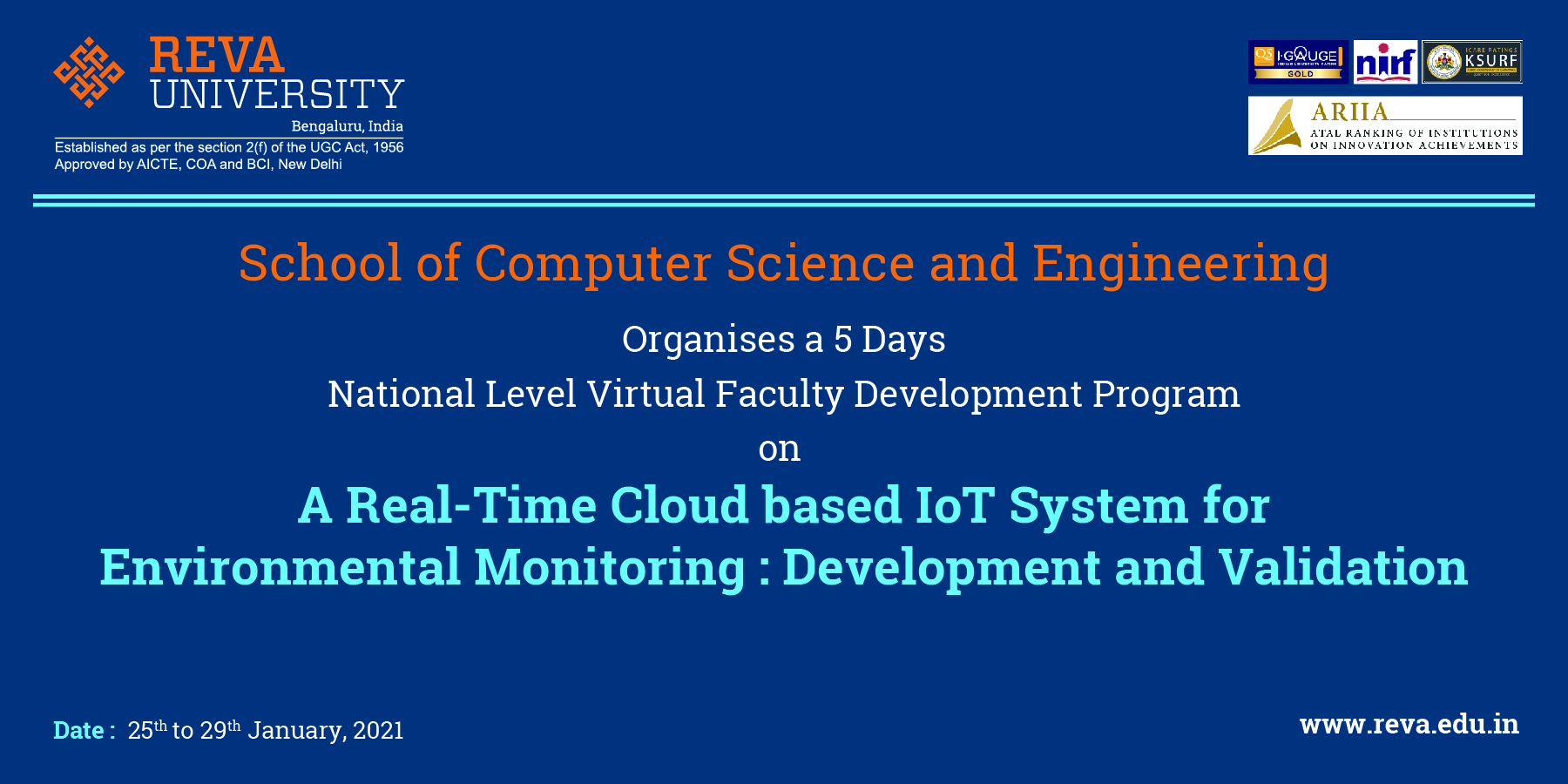 5 Days NATIONAL LEVEL VIRTUAL FDP