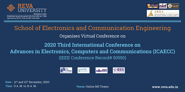 2020 Third International Conference on Advances in Electronics