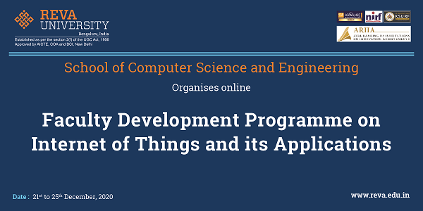 FDP on Internet of Things and its Applications