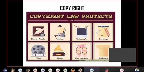 Report on IPR and Copyright Session