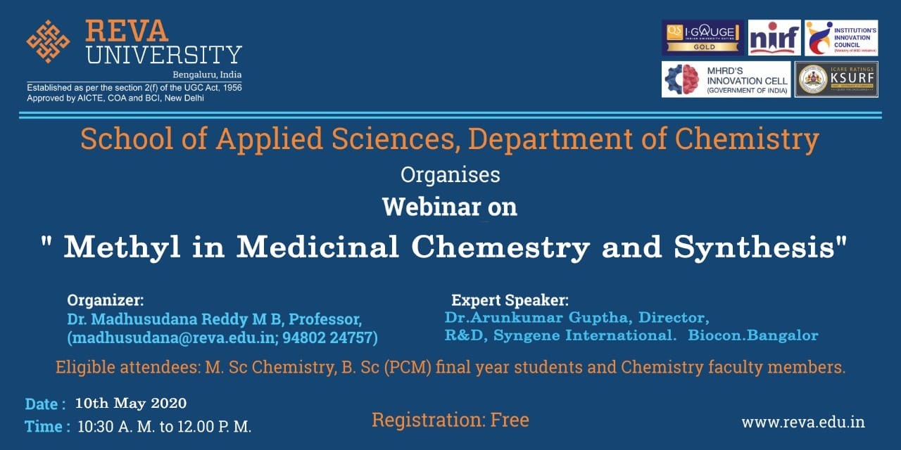 Expert talk on Methyl in Medicinal Chemistry and Synthesis