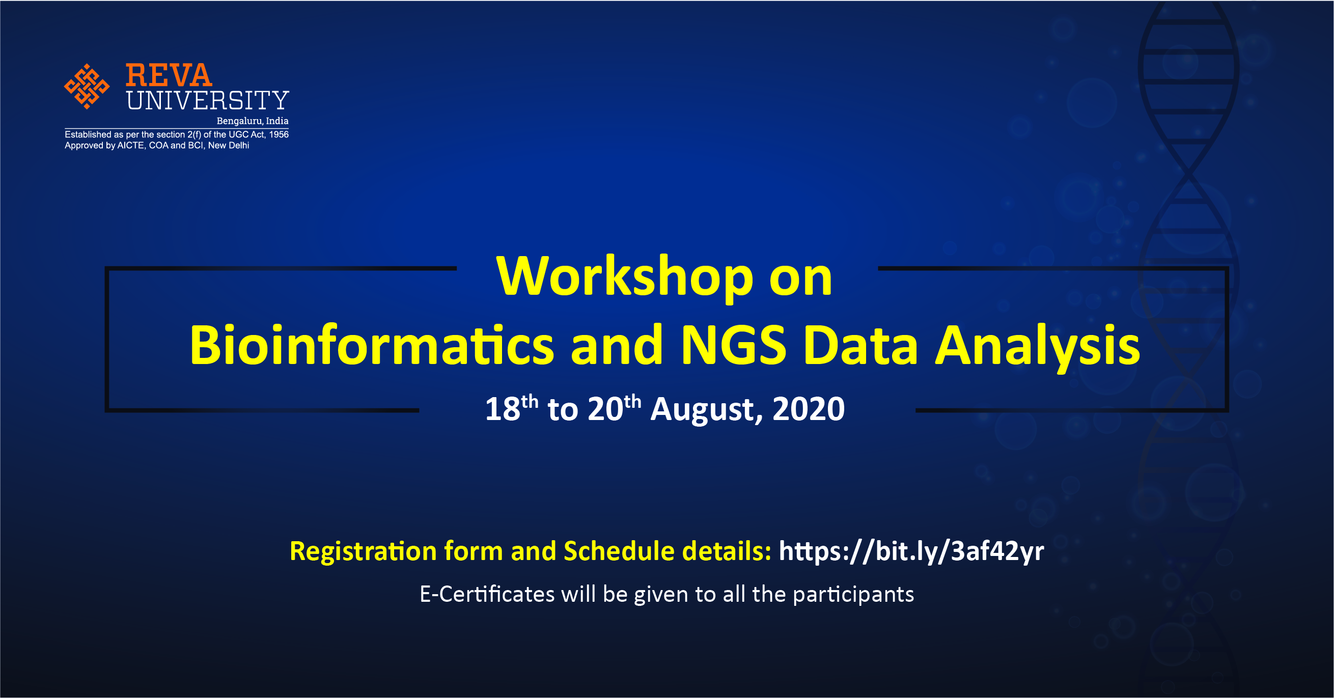 Workshop on Bioinformatics and NGS Data Analysis