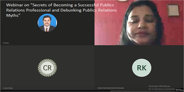 Webinar on Secrets of Becoming a Successful Publics Relations Professional and Debunking Publics Relations Myths