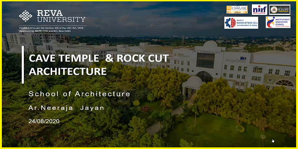 Report on Expert lecture on Cave temples and Rockcut Architecture