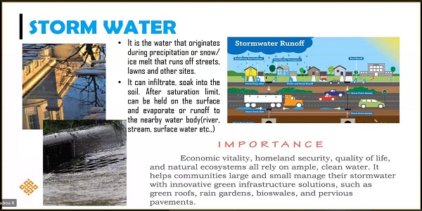 Guest Lecture on Storm Water Management