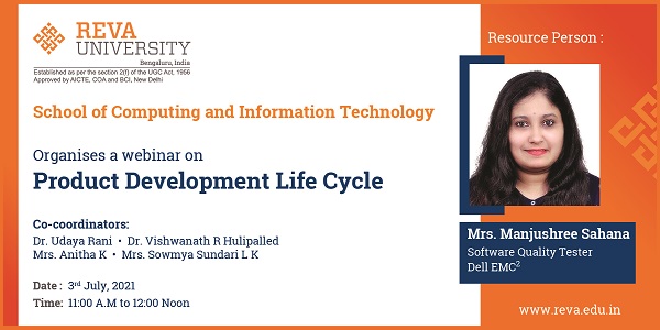 Report of Webinar on Product Development Life Cycle