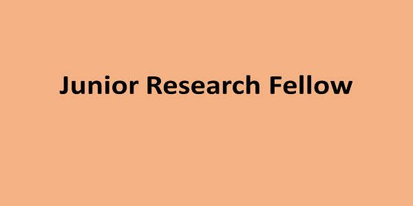 Advertisement for recruitment of JRF