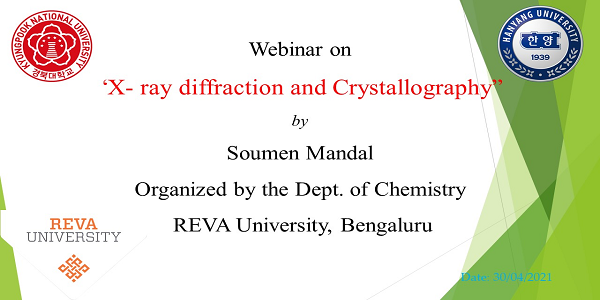 Webinar report on Xray diffraction and crystallography