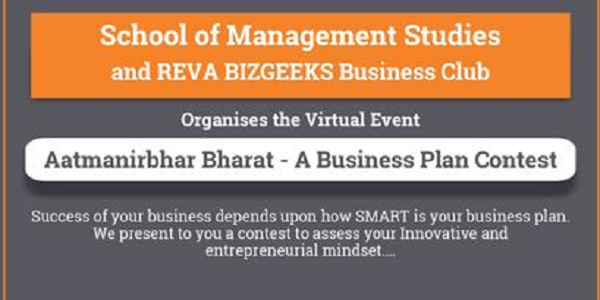 Virtual Event on Aatmanirbhar Bharat A Business Plan Contest