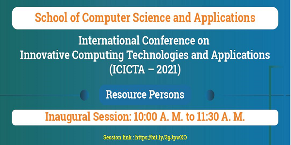 Innovative Computing Technologies and ApplicationsÂ ICICTA 21