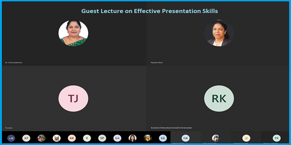 Guest Lecture on Effective Presentation Skills