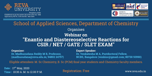 Report on Enantio and Diastereoselective reactions for CSIR/ NET/ SET/GATE