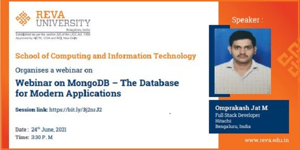 Webinar on MongoDB The Database for Modern Applications