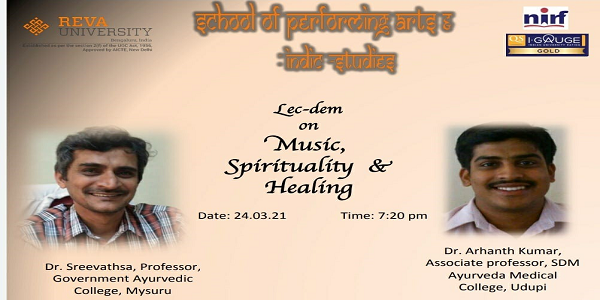 Special lecture by Dr Arhanth and Dr Sreevathsa