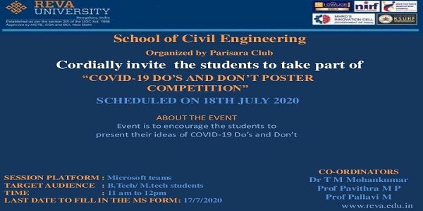 Report On Poster Competition Of Covid19 Dos And Dont