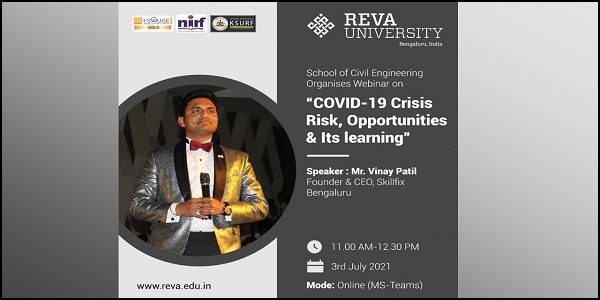 Report on Webinar COVID19 Crisis Risks Opportunities and Its learning