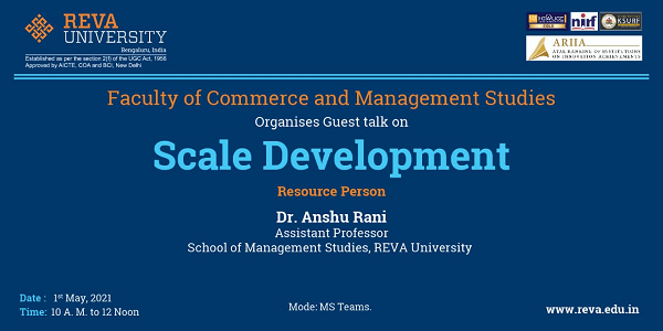 Virtual Guest Lecture on Learning Scale Development