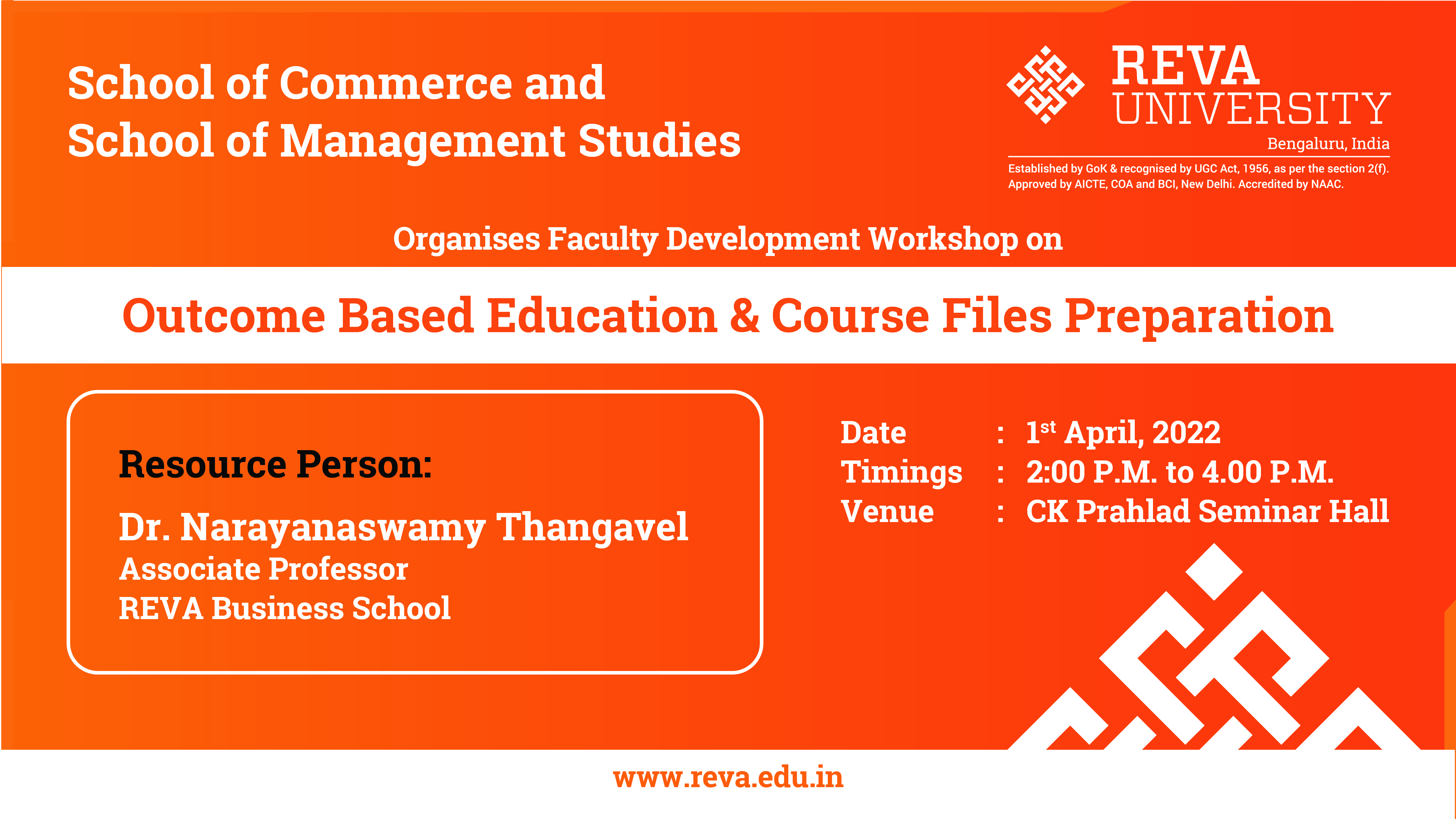 Faculty development workshop on Outcome based education