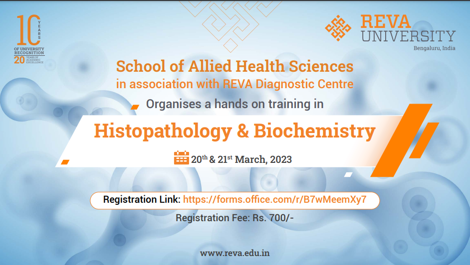 Hands on training in Histopathology & Biochemistry