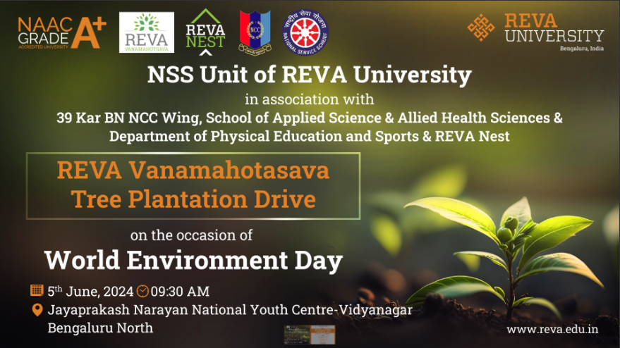 REVA Vanamahotsava- Tree Plantation Drive
