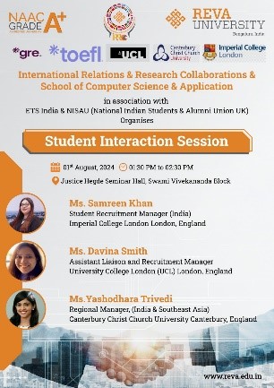 International Relations and Research Collaborations and School of Computer Science & Applications