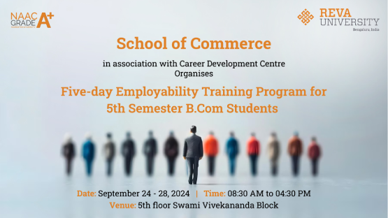 5-day Employability Training Program for V semester B.Com students