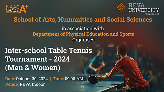 Interschool Table Tennis Tournament (Men/Women) 2024