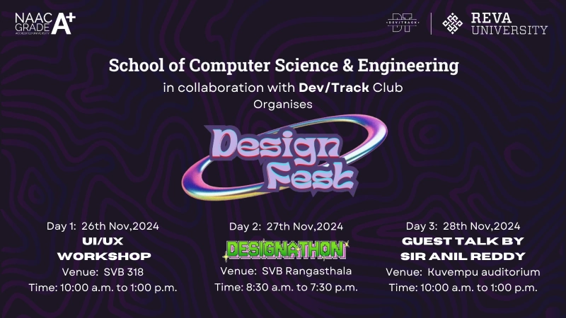REVA University's First-Ever DesignFest 2024: Innovate, Collaborate, Elevate!