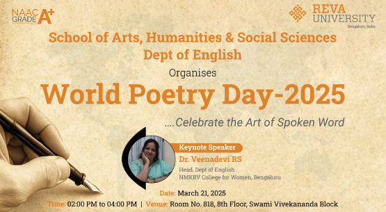 World Poetry Day 2025