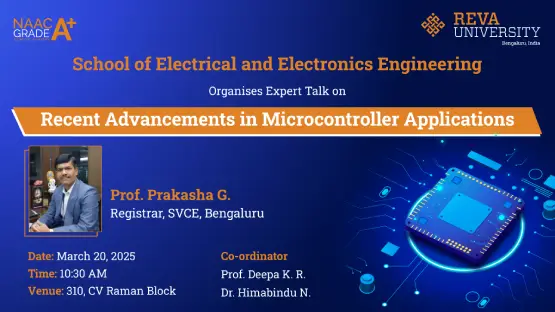 Expert Talk on “Recent Advancements in Microcontroller