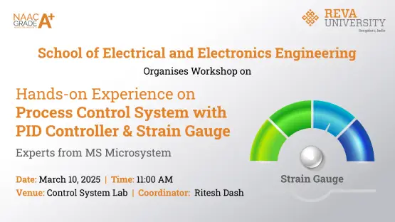 Workshop on “Process Control System with PID Controller & Strain Gauge