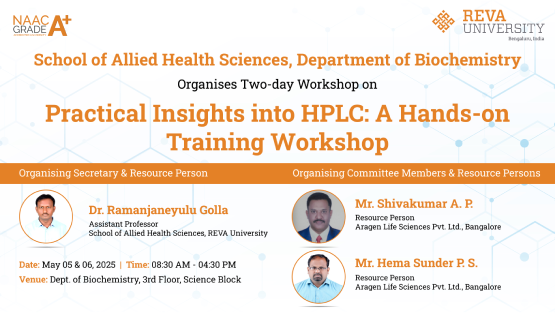 Report on Hands-on Training Workshop on HPLC